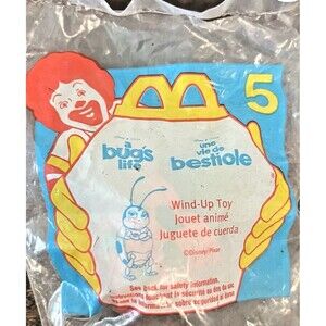 McDonalds Happy Meal Toy A Bug's Life Francis the Ladybug #5 1998 Vintage
